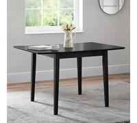 Rufford Extending Dining Table - 2-4 Seater - 80cm-120cm - Black
