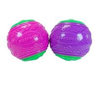 RUFFRUFF Pack of 2. Extra Large XL Squeaky Ball for Big Dogs, 9cm Diameter