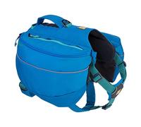 RUFFWEAR Approach Pack, Dog Backpack Carry Storage Bag with Integrated Harness & Pockets, Lightweight Wearable Pet Walking & Camping Accessory with 2 Leash Attachment Points, Blue Dusk (Medium)