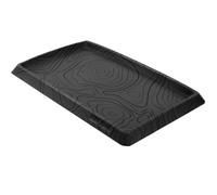 Ruffwear Basecamp Dog Mat, Dog Food Mat for Feeding Bowls & Water Bowls, Waterproof & Spill Proof Protector with Non Slip Base, Washable & Reusable Pet Placemat, Basalt Gray, 52 x 32cm