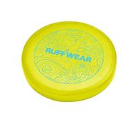 RUFFWEAR Camp Flyer Dog Toy, 2-in-1 Flexible & Puncture-Resistant Throw Catch Flying Disc and Bowl for Pets, Outdoor Long Distance Game Designed Specially for Dogs, Waterproof & Safe, Lichen Green