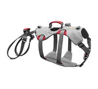 Ruffwear Climbing Harness for Dogs, Large to Very Large Breeds, Adjustable Fit, Size: Large/X-Large, Cloudburst Grey, Doubleback Harness