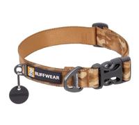Ruffwear, Crag Dog Collar, Desert Spice, 20"-26" | Stylish Adventure Collar with Premium Reflective Tubelok Webbing, Side Release Buckle, Aluminum V-Ring & ID Tag Silencer