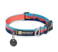 RUFFWEAR Crag Dog Collar, Reflective and Comfortable Collar for Everyday Use, Sunset, 11"-14"