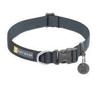 Ruffwear Dog Collar Hi & Light Basalt Gray - Lightweight & Durable