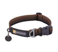 RUFFWEAR Front Range Collar, Large Dog Collar with Aluminium V-Ring, Adjustable Length Pet Dog Collar, Comfortable Soft Fabric, Animal Collar with Dog Lead Attachment Ring, 51-66cm, Moonlight Fade