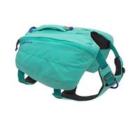 RUFFWEAR Dog Rucksack, Comfortable Saddlebag for Day Hikes and Extended Wear, Very Small Breeds, Front Range Day Pack, Aurora Teal, X-Small…