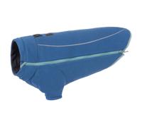 RUFFWEAR Climate Changer Fleece Jacket, Medium Dog Coat with Zip, Premium Quality Warm Dog Vest for Pet Walking & Outdoor Trail Running, All Seasons, M, Blue Jay