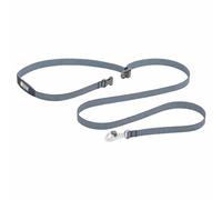 RUFFWEAR Flagline Dog Lead, Multi Use 1.9m Hands Free Dog Leash, No Pull Lightweight Adjustable & Heavy Duty Dog Lead, Anti Tangle Dog Walking & Dog Training Lead, Hand or Waist Belt, Basalt Grey