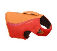 RUFFWEAR Float Coat Dog Life Jacket, Premium Swimming Safety Vest with Handle, Optimial Bouyancy and High Visibility Reflective Trim, for Boating and Water Sports, Red Sumac, XX-Small