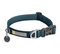 RUFFWEAR Front Range Dog Collar, Durable and Comfortable Collar for Everyday Use, Blue Moon, 14"-20"