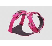 Ruffwear, Front Range Dog Chest Harness, Pink Mountains, Medium | Four Points of Adjustment, Foam Padded for All-Day Comfort, Two Strong Leash Attachment Points, ID Pocket and Reflective Trim