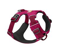 RUFFWEAR Front Range Dog Harness, Reflective Padded No Pull Harness, Hibiscus Pink, XX-Small