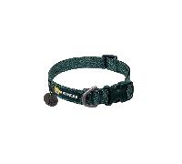 Ruffwear Front Range Flex Dog Collar, Ultra Lightweight & Soft, Comfortable & Strong Pet Collar, Engineered Knit Adjustable Size with Aluminum V-ring for Dog Lead, Deep Teal, Size Large 51-66cm