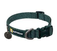 Ruffwear Front Range Flex Dog Collar, Ultra Lightweight & Soft, Comfortable & Strong Pet Collar, Engineered Knit Adjustable Size with Aluminum V-ring for Dog Lead, Deep Teal, Size Large 51-66cm