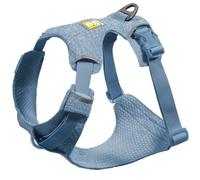 Ruffwear Front Range Flex Dog Harness, Adjustable & Soft, Lightweight Dog & Puppy Harness, 2 Lead Attachment Points, Engineered Knit & Reflective Trim, Polar Blue, Size XXX-Small