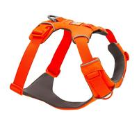 RUFFWEAR Front Range Harness, Reflective Y Medium Dog Harness, Adjustable Comfortable Padded Everyday Dog Walking, No Pull Pet Harnesses, 2 Lead Attachments & V Ring, Size XXSmall, Blaze Orange