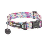Ruffwear Front Range Large Dog Collar, Pet Dog Collar with Aluminum V-ring Dog Lead Attachment, Comfortable & Strong with Side Buckle & Webbing for Dog Walking, Size L (51-66cm), Reef Fish