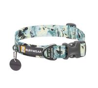 Ruffwear Front Range Medium Dog Collar, Pet Dog Collar with Aluminum V-ring Dog Lead Attachment, Comfortable & Strong with Side Buckle & Webbing for Dog Walking, Size M (36-51cm), Sweeping Sage