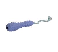 RUFFWEAR Gourdo Dog Toy, Interactive Tug Game, Resilient Natural Rubber Throw/Catch Toy with Kernmantle Rope Lanyard, Indoor/Outdoor Boredom Breaker Chew Safe Device, Heliotrope Purple, Small