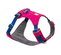 RUFFWEAR Hi & Light Harness, Reflective Y-Shaped Dog Harness, Lightweight Adjustable & Padded No Pull, Quick Release & 2 Lead Attachments, XXXS, Alpenglow Pink