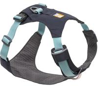 Ruffwear Hi & Light Y-Shaped Dog Harness, Extra Small, Lightweight & Padded, No Pull, Quick Release, 2 Lead Attachments, Size XS, Basalt Grey