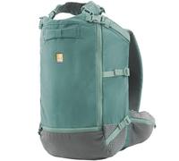 Ruffwear Hitch Hiker Dog Backpack Carrier, Pet Carrier Travel Bag, Integrated Harness & Padded Straps, Breathable & Comfy, Fully Ventilated, for XX-Small Pups up to 30kg, River Rock Green, XX-Small