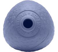 RUFFWEAR Huckama Dog Toy, Interactive Whistling Throw/Catch/Fetch Game made from Natural Rubber, Bouncy Egg Shape Ball for Indoor & Outdoor Play, Boredom Breaker, Chew Safe, Heliotrope Purple