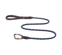 RUFFWEAR Knot-a-Leash, Reflective Rope Dog Lead with Locking Carabiner, 5ft (1.5m) Long, 11mm Thick, Blue Moon
