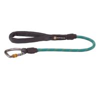RUFFWEAR Knot-a-Long Leash, 30 Inch (0.76m) Short Length Strong Reflective Rope Dog Lead to Keep Your Dog Close. With Comfortable Padded Handle and Secure Locking Carabiner, Aurora Teal