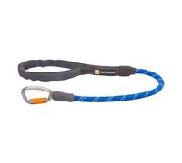 Ruffwear Knot-a-Long Short Dog Lead, No Pull 0.7m Dog Leash with Padded Handle, Lightweight & Heavy Duty Dog Lead, Anti Tangle & Anti Pull Dog Training Lead, Secure Locking Carabiner, Blue Pool