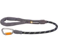 Ruffwear Knot-a-Long Short Dog Lead, No Pull 0.7m Dog Leash with Padded Handle, Lightweight & Heavy Duty Dog Lead, Anti Tangle & Anti Pull Dog Training Lead, Secure Locking Carabiner, Obsidian Black