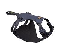 RUFFWEAR Load Up Dog Car Safety Harness, Vehicle Restraint Harness with Seatbelt Attachment, Fits All Cars, Medium, Slate Blue