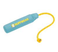 Ruffwear Lunker Floating Throw Toy - Dog Toy for Active Dogs, Strong Material with Rope Handle, Easy to Throw Tugger Game, Floats in Water, Outdoor Pet Boredom Breaker, Biolumin Blue, Medium