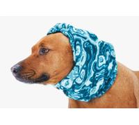 Ruffwear, Mt. Hoodie Warming Neck Gaiter for Dogs, Deep Teal, 20"-27" | Cold-Weather Dog Gaiter and Ear Protection, Wind-Blocking Fleece Neck Cover, Converts to a Hood, Adjustable Fit & Reversible