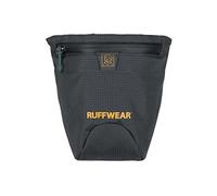 RUFFWEAR Pack Out Bag, Dog Poo Bag Roll Dispenser, Fabric Belt Bag, Holds Full Dog Poop Bags, Small Lightweight Waterproof Hands Free Bumbag for Dog Walking, with Zip Pockets, Basalt Grey, Medium