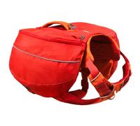 Ruffwear Palisades Pet Pack, Modular Dog Bag & Travel Bag, Lightweight Dog Backpack for Hiking & Walking with Built In Harness, Size Medium, Red Currant