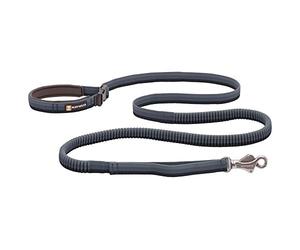 RUFFWEAR Roamer Leash, Stretch Extendable Dog Lead, Hand Held or Waist Worn, Granite Gray, 5.5-7ft