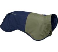 RUFFWEAR Sun Shower Rain Jacket, Lightweight Waterproof Raincoat for Dogs, Medium, Midnight Blue