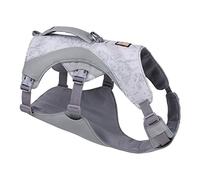 RUFFWEAR Swamp Cooler Dog Harness & Handle, Lightweight Walking Gear Keeps Pets Cool in Hot Weather, Fully Adjustable, Strong & Cooling, 2 Lead Portals, Graphite Gray (XX Small, 33-43cm)