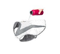 RUFFWEAR Swamp Cooler Vest, Dog Jacket for Hot Weather, SPF 50+, Maximum Coverage, Cooling Cover with Harness/Lead Portal, Sun Protection to Keep Pets Cool, Graphite Gray (X-Large, 91-107 cm)