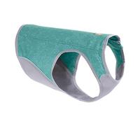 RUFFWEAR Swamp Cooler Zip Vest, Dog Jacket for Hot Weather, SPF 50+, Sun Protection to Keep Pets Cool and comfortable, with zippered enclosure, Aurora Teal (Large, 81-91 cm)