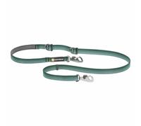 RUFFWEAR Switchbak Double Ended Dog Lead, Adjustable 0.8-2.1m No Tangle Leash, Hand Held or Waist Worn Hands-Free, River Rock Green