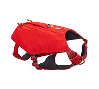 RUFFWEAR Switchbak Every-Day Dog Harness with Pockets, All-Day Comfort with Built-in Pockets for Short Hikes and Everyday Activities, Very Small Breeds, Red Sumac