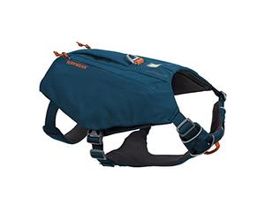 RUFFWEAR Switchbak Every-Day Dog Harness with Pockets, All-Day Comfort with Built-in Pockets for Short Day Hikes and Everyday Activities, Small Breeds, Blue Moon