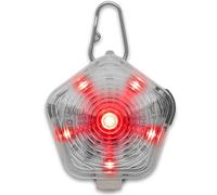 RUFFWEAR The Beacon Dog Safety Light, Waterproof Dog Collar Light, LED Pet Dog Collar Buckle Night Light, Safety Clip On Flashing Dog Light for Dog Leads & Harnesses, Rechargeable Dog Light, Clear