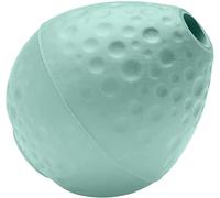 RUFFWEAR Turnup Dog Toy, Interactive Throw/Catch/Fetch Game made from Natural Rubber, Bouncy Egg Shaped Ball for Indoor & Outdoor Play, Boredom Breaker Chew Safe, Sage Green (One Size)
