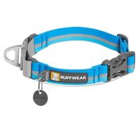 RUFFWEAR Web Reaction Cinch Martingale Dog Collar, Reflective Anti-escape Anti-pull Collar for Walking, Training and Daily Use, with Buckle for Easy on and off, Neck Size: 23"-26", Blue Dusk