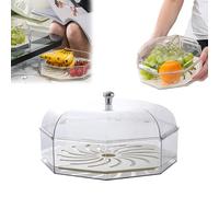 RUFJXKCHD Fruit Bowl with Lid, Fly-Proof Cover for Fruit and Vegetables, Kitchen Accessory