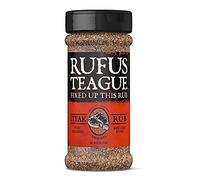 Rufus Teague Steak Rub 176g - Bold Dry Rub for Beef & Steaks - Smoky BBQ Spice with Pepper, Garlic & Herbs - Gift for Men & Grill Lovers